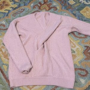 Pink sweater